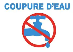 Coupure d&rsquo;eau
