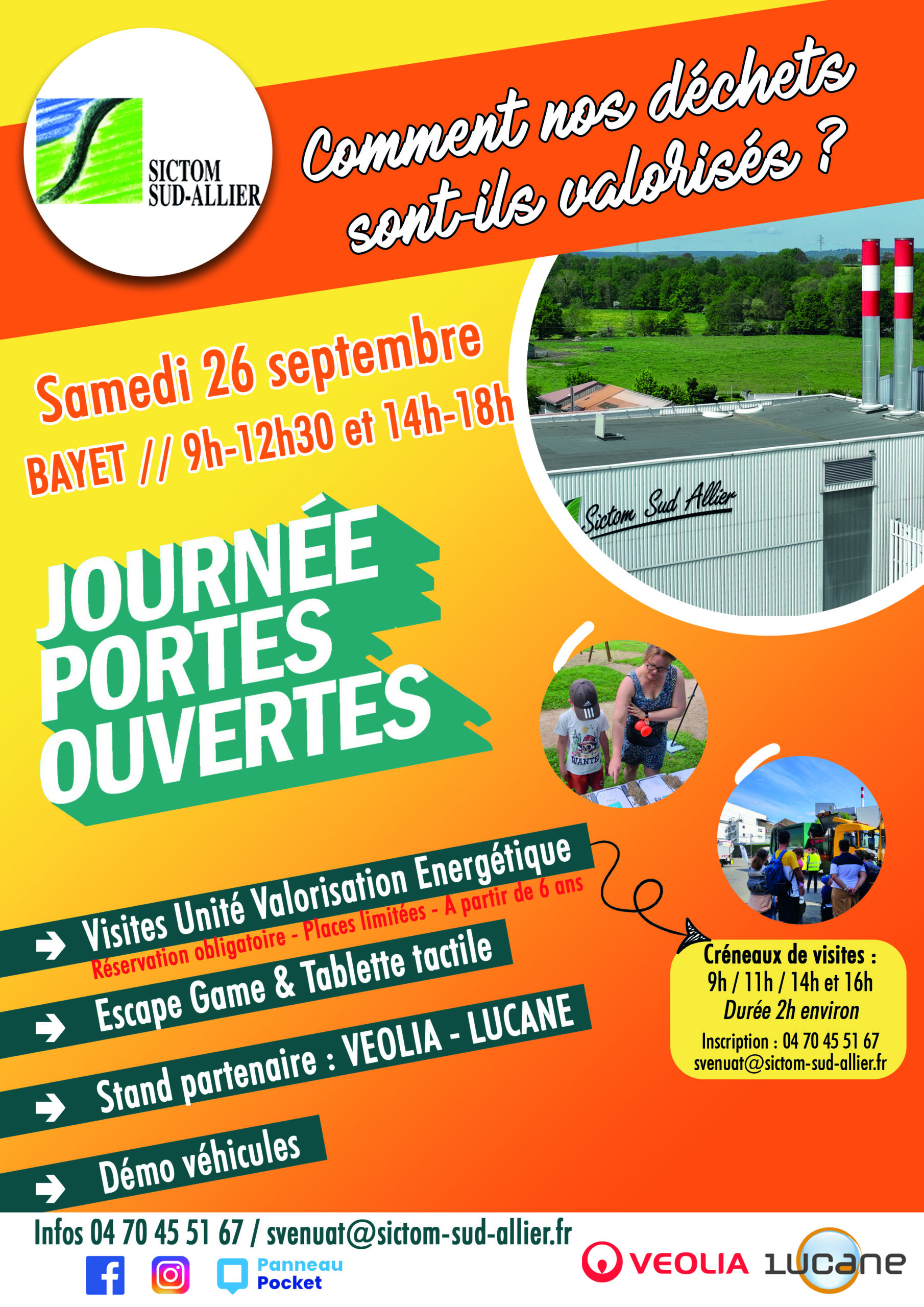 Journée portes ouvertes SICTOM SA – Samedi 26 septembre